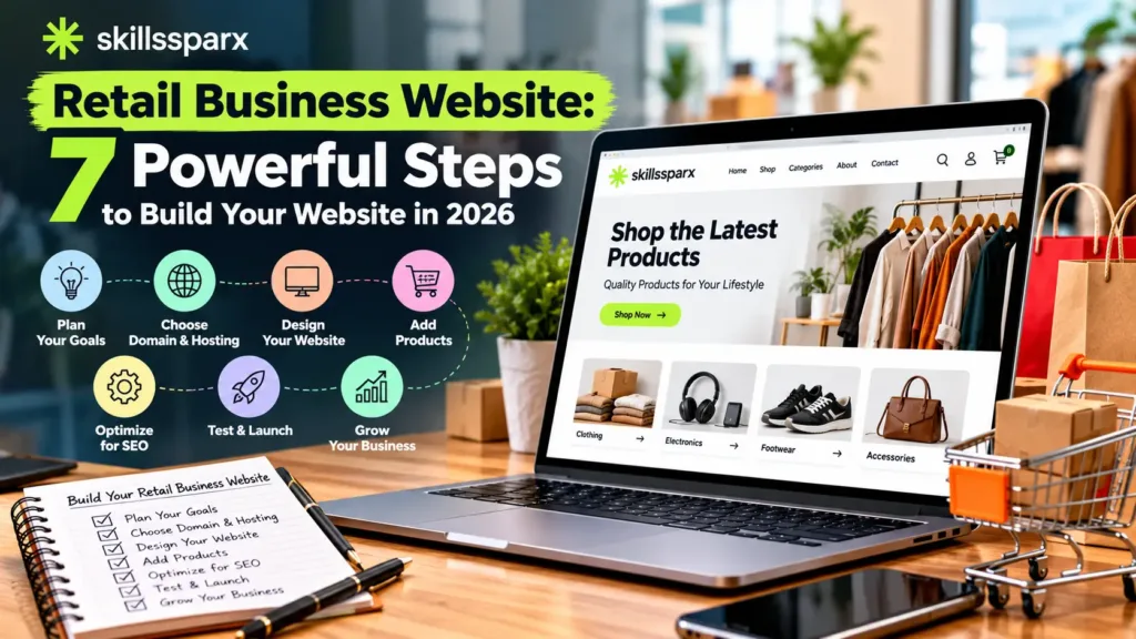 retail business website